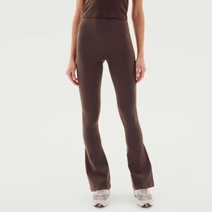 Splits59 Chocolate Brown Flared Leggings